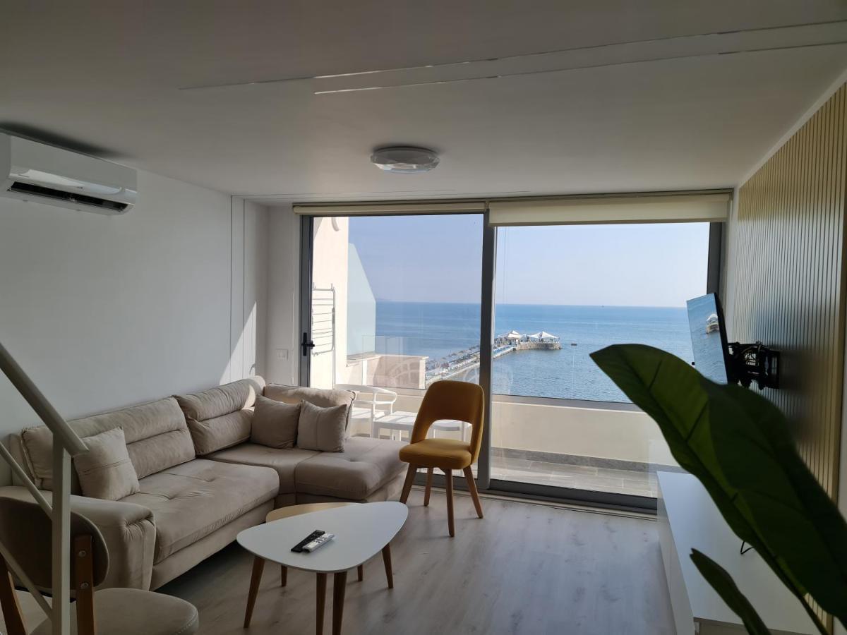 Sea View Luxury Duplex Apartment Durres Exterior photo